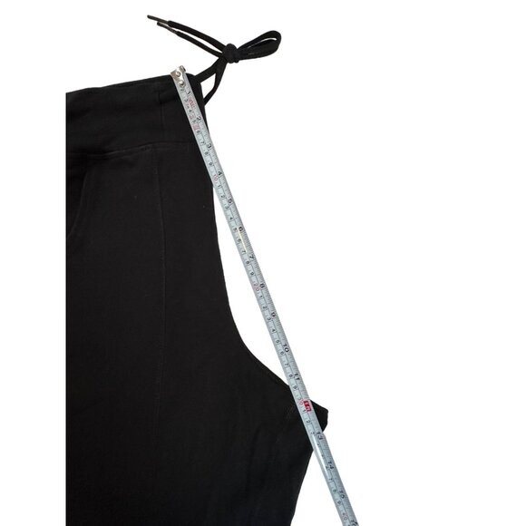 Lululemon Athletica Black Cotton Lycra Womens Wide-Leg Pants L Retired - Picture 13 of 14